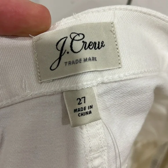 J. Crew High-Rise White Denim Shorts Womens Size 27 - Picture 4 of 7